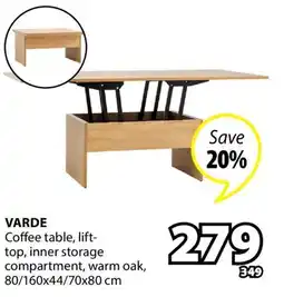 JYSK VARDE Coffee table offer