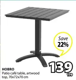 JYSK HOBRO Patio café table offer
