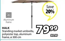 JYSK HALK Standing market umbrella offer
