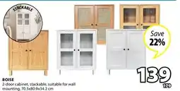 JYSK BOISE 2-door cabinet offer