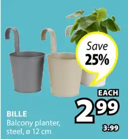 JYSK BILLE Balcony planter offer