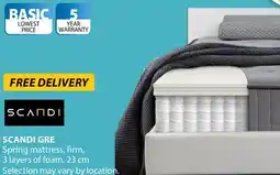 JYSK SCANDI GRE Spring mattress offer