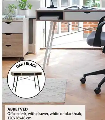 JYSK ABBETVED Office desk offer