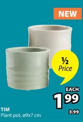 JYSK TIM Plant pot offer