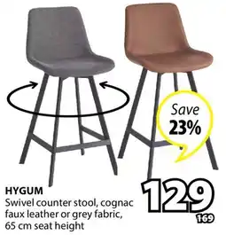 JYSK HYGUM Swivel counter stool offer
