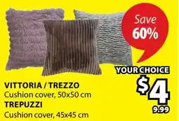JYSK VITTORIA / TREZZO Cushion cover, 50x50 cm offer