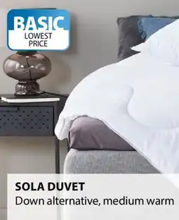 JYSK SOLA DUVET Down alternative medium warm offer