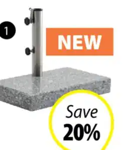 JYSK AMMERUD Base for half umbrella offer