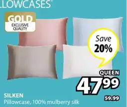 JYSK SILKEN Pillowcase offer