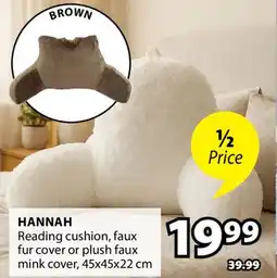JYSK HANNAH Reading cushion offer
