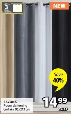 JYSK SAVONA Room darkening curtain offer