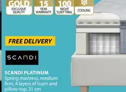 JYSK SCANDI PLATINUM Spring mattress offer