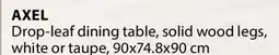 JYSK AXEL Drop-leaf dining table offer