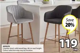 JYSK ADSLEV Counter stool offer
