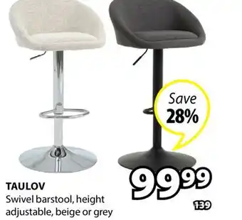 JYSK TAULOV Swivel barstool offer