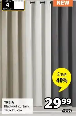 JYSK TREIA Blackout curtain offer