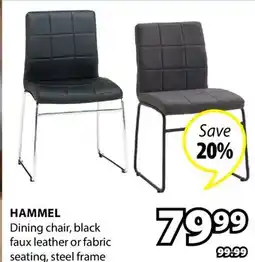 JYSK HAMMEL Dining chair offer