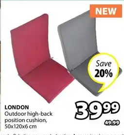 JYSK LONDON Outdoor high-back offer