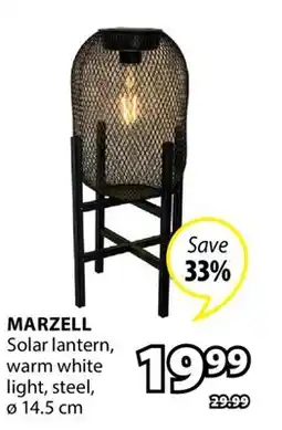 JYSK MARZELL Solar lantern offer