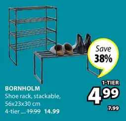 JYSK BORNHOLM Shoe rack offer