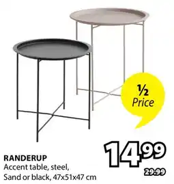 JYSK RANDERUP Accent table offer