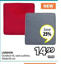 JYSK LONDON Outdoor XL seat cushion offer