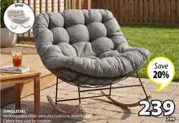 JYSK JUNGLEDAL Rocking patio chair offer