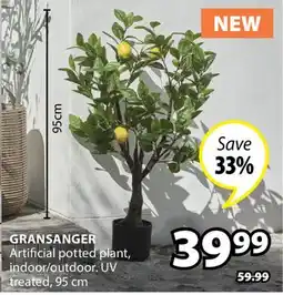 JYSK GRANSANGER Artificial potted plant offer
