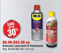 PartSource Selected Lubricants & Penetrants offer