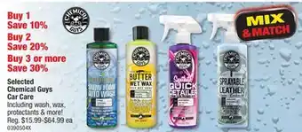 PartSource Selected Chemical Guys Car Care offer