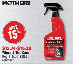PartSource Mothers Wheel & Tire Care offer