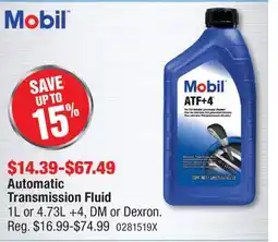 PartSource Mobil Automatic Transmission Fluid offer