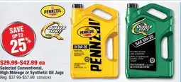PartSource Selected Conventional, High Mileage or Synthetic Oil Jugs offer