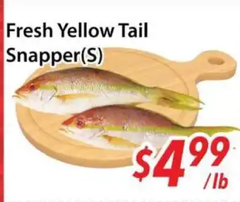 Bestco Food Mart Fresh Yellow Tail Snapper(S) offer