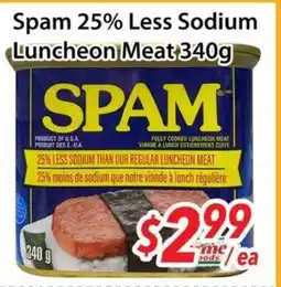 Bestco Food Mart Spam 25% Less Sodium Luncheon Meat offer