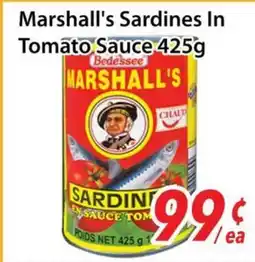 Bestco Food Mart Marshall's Sardines In Tomato Sauce offer