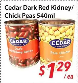 Bestco Food Mart Cedar Dark Red Kidney/Chick Peas offer