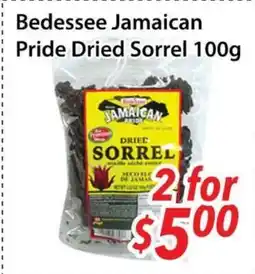 Bestco Food Mart Bedessee Jamaican Pride Dried Sorrel offer
