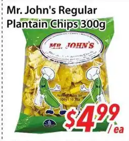 Bestco Food Mart Mr. John's Regular Plantain Chips offer