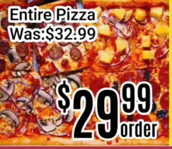 Nations Fresh Foods Entire Pizza offer
