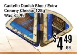 Nations Fresh Foods Castello Danish Blue / Extra Creamy Cheese offer