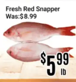 Nations Fresh Foods Fresh Red Snapper offer