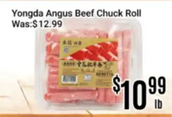 Nations Fresh Foods Yongda Angus Beef Chuck Roll offer