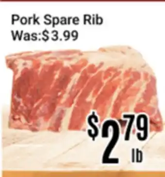 Nations Fresh Foods Pork Spare Rib offer