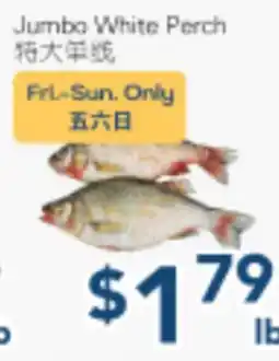 Oceans Fresh Food Market Jumbo White Perch offer