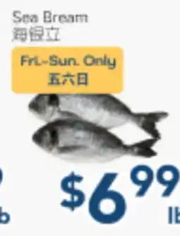 Oceans Fresh Food Market Sea Bream offer