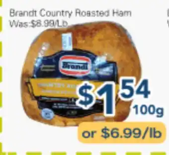 Oceans Fresh Food Market Brandt Country Roasted Ham offer