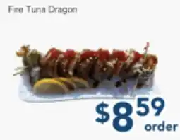 Oceans Fresh Food Market Fire Tuna Dragon offer