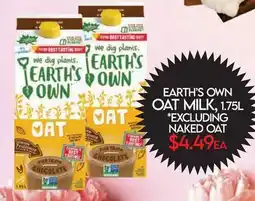 Fiesta Farms EARTH'S OWN OAT MILK offer