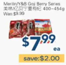 Oceans Fresh Food Market Merlin/Y&B Goji Berry Series offer